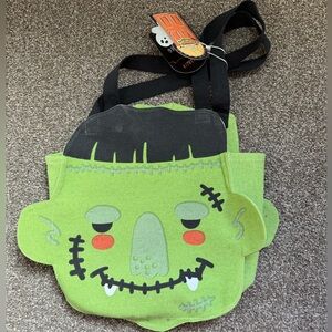 T.J.Maxx Green Frankenstein Face Tote Bag